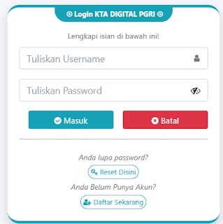Register PGRI Bombana - Persatuan Guru Republik Indonesia Cabang Bombana